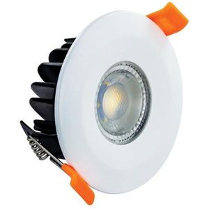 Integral LED - Inbouwspot - 6 watt - 2200K-3000K - Dimtone - 450 lumen - 38° lichthoek - IP65 - MAT WIT