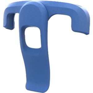 Zebra carrying clip, blue