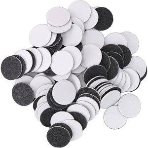 Eelt Remover Schuurschijf 100 Stks - Elektrische Eeltverwijderaar Accessoire Pedicure Tool - Schuurpapier 120 Medium Grof Zand .