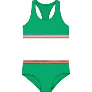 Shiwi Bikini set CHARLIE RACERBACK SET - HIPSTER - tropic green - 146/152