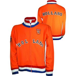 EK/WK Nederlands Elftal Oranje Voetbal Retro jack met Holland logo - maat 152