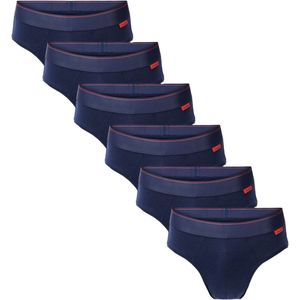 Undiemeister Slip Heren - 6-Pack - Storm Cloud (Blauw) - Mellowood Tencel - Naadloos - Ademend - Onderbroeken Heren - Slips - Maat XXXL