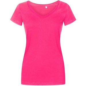 Promodoro Women´s V-Neck T-Shirt XO1525 - Bright Rose - 3XL