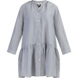 Blousejurk - Bridgeport - Gestreept - Katoen - Lange Mouw - Knielengte