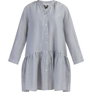 Blousejurk - Bridgeport - Gestreept - Katoen - Lange Mouw - Knielengte