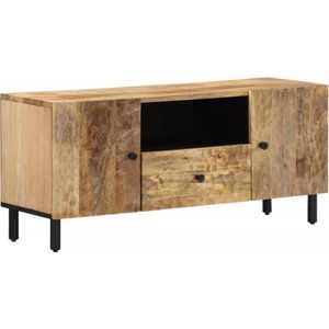 vidaXL - Tv-meubel - 105x33x46cm - massief - mangohout