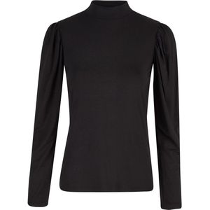 Marc Aurel • zwarte top met pofmouwen • maat 36