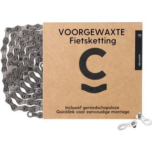 Cyclowax voorgewaxte fietsketting – Premium YBN SLA1210 12 speed ketting voorgewaxt met Hot Wax voor ultieme reiniging, duurzaamheid & snelheid