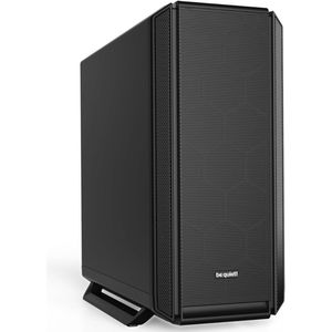 Silence en Ruimte: Zwarte Midi Tower voor ATX, EATX, micro ATX en Mini-ITX