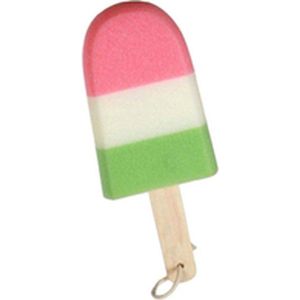 Badkamer douche spons - IJsje - Viscose - 25 cm