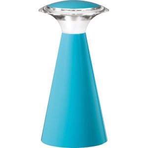 Deco & Design Mushroom lamp - tafellamp - led verlichting - touch schakelaar - sfeerlamp - tafellamp binnen - tafellamp buiten - turquoise - incl. 3 AA batterijen - Red Dot Design