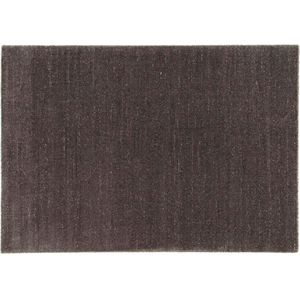 Oviala - Rechthoekig tapijt van antracietgrijs polypropyleen, 160 x 230 cm - Manae