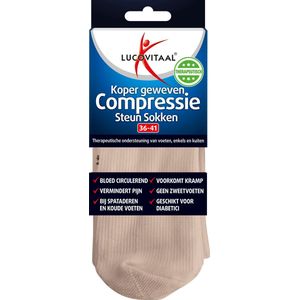 Lucovitaal compres sok 36-41 1 paar