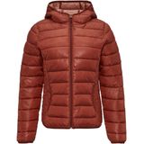 Gewatteerde Jas - Effen - Licht Gevoerd - Normale Pasvorm