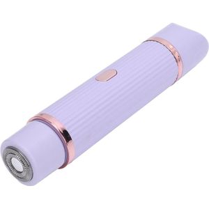 Dual Head Elektrische Lady Trimmer - Bikini Clipper voor Vrouwen - Draadloos Opladen - Draagbaar Gebruik - Purper