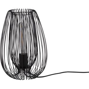 Leitmotiv Lucid Lamp- Tafellamp - Ijzer - Ø22 x 33 cm - Zwart