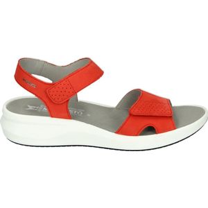 Mephisto TANY BUCKSOFT - Volwassenen Sandalen met hakDames Sandalen - Kleur: Rood - Maat: 38