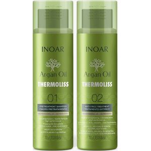 INOAR Argan Oil Thermoliss Keratine Behandeling Kit 2x1000ml