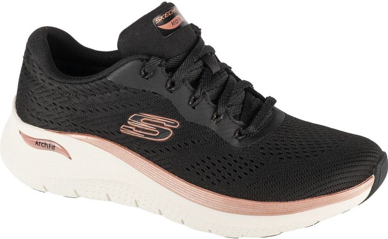 Skechers - 150067 Arch Fit 2.0 - Sneakers - Zwart - Materiaal: Textiel