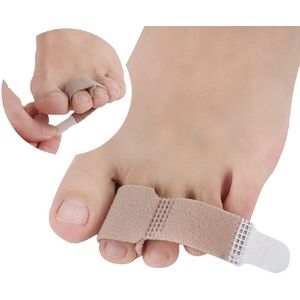 Set van 2 Stuks - Vinger Spalk - Teen brace - Teenspalk - Teen Corrector - Vinger Tape - Buddy Loops - Tenenspreiders - LOUZIR