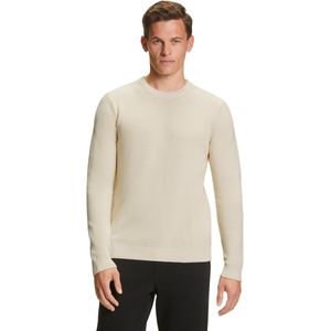 FALKE Basic Crew Neck Cotton Structure elegante klassieker katoen trui heren veelkleurig - maat L