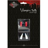 Halloween - Vampiertanden halloween met bloedcapsules - Halloween/horror verkleed accessoires- Hoektanden voor een vampier