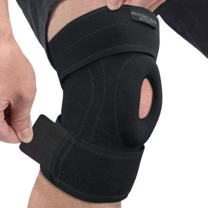 Kniebandage met Open Patella en Klittenbandsluiting - Ademend en Comfortabel voor Dames en Heren - Orthopedische Kniebescherming XL
