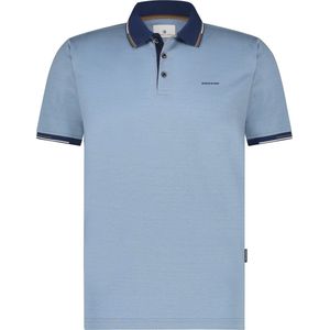 State of Art - Pique Polo Lichtblauw - Modern-fit - Heren Poloshirt Maat XXL