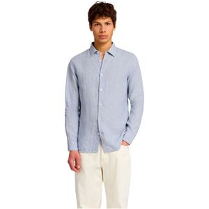 Shirt - Wit - 100% Linnen - Regular Fit