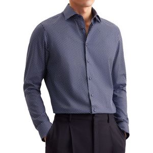 Seidensticker - Chemise slim fit - Langarm Hemd - Blauw