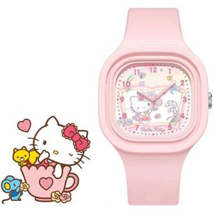 Sanrio - Hello Kitty horloge - Roze - Siliconen Band - My Melody - Hello Kitty - Kuromi - PomPomPurin - Pochacco - cadeau - Kawaii - Quartz