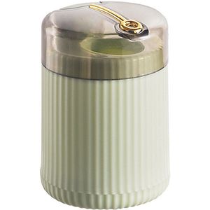 Tandenstokerhouder - tandenstokerdoosjes - Tandenstokers Houder - Lichtgroen - Tandenstoker dispenser - kunststof - Draagbare Creatieve Tandenstoker Houder - 6*6*8.5cm - Kan 80 tandenstokers bevatten