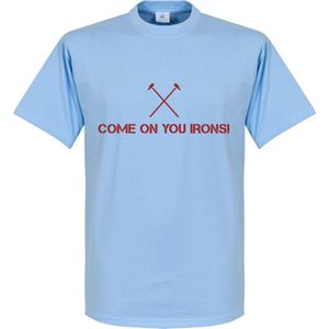 Come On You Irons T-shirt - Lichtblauw - S