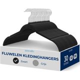 SereneLife - Velours Hangers - Antislip - Pack van 30 - Dun Ontwerp