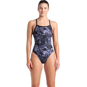 Arena Team Crackle Challenge Back Badpak Dames - Zwart | Maat: 40