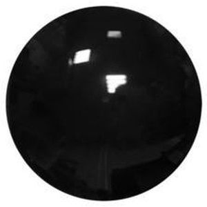 Keramiek Zwarte Edelsteen 14mm Muntje van MY iMenso