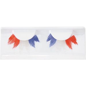 Wimpers op punten rood/wit/blauw