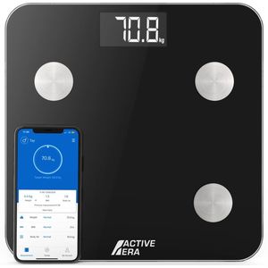 Slimme Digitale Weegschaal met Bluetooth en 15 Functies - Nauwkeurige Lichaamssamenstelling en Metingen