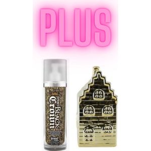 Devoted Creations Black Crown 210 ml PLUS Gouden Spaarpot Huis 13 cm !