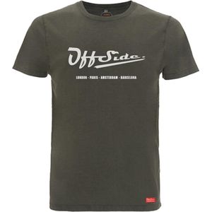 The Stone .. T-Shirt Regular fit Army Stone White - Maat XS - Off Side - incl. Gratis rugzak