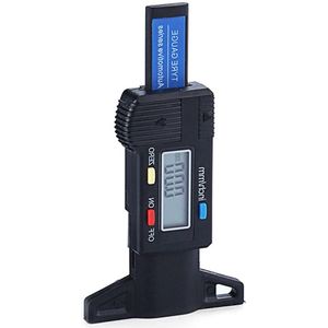 Tyre Tread Depth Gauge - Large LCD Display for Motorcycle, Car, Truck - Inch/MM
