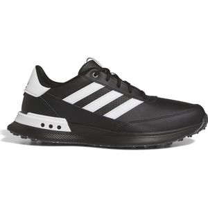 Adidas S2G SL 24 Leder Heren Golfschoenen Zwart Wit