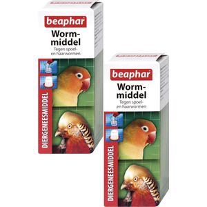 Beaphar Wormmiddel Vogel / Knaag - Vogelapotheek - 2 x 100 ml 30 Ml Per Liter Water