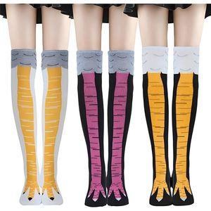 3 Pairs of Funny Chicken Paw Socks, Funny Socks, Chicken Feet, Chicken Feet, Designed for Costume Parties, Role Play, Birthday Parties
