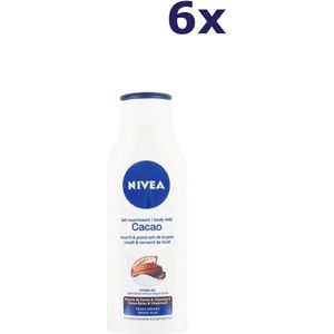 6x Nivea Bodylotion - Cacao 400 ml