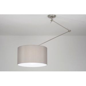 Lumidora Hanglamp 30712 - BRISBANE - E27 - Grijs - Staalgrijs - Metaal - ⌀ 45 cm