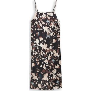 Tom Tailor Denim Satijnen midi-jurk met patroon