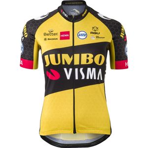 AGU Replica Fietsshirt Team Jumbo Visma Dames - Geel - L