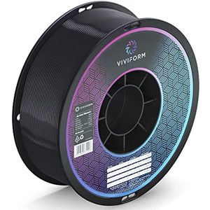 PLA+ Filament voor 3D-printers - 1 kg Rol, 1,75 mm, Zwart