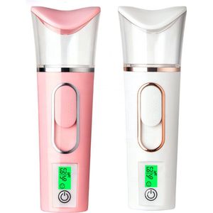 Nano Mister Vernevelaar - Roze - plaatsen van wimperextensions - Nano Mister - Gezichtsstomer | Gezichtssauna | Facial steamer / steamer | Gezicht Stomer – Blackhead Remover – Stomer | Stoom | face cleanser | - Gezichtsreiniger- huidvochttester